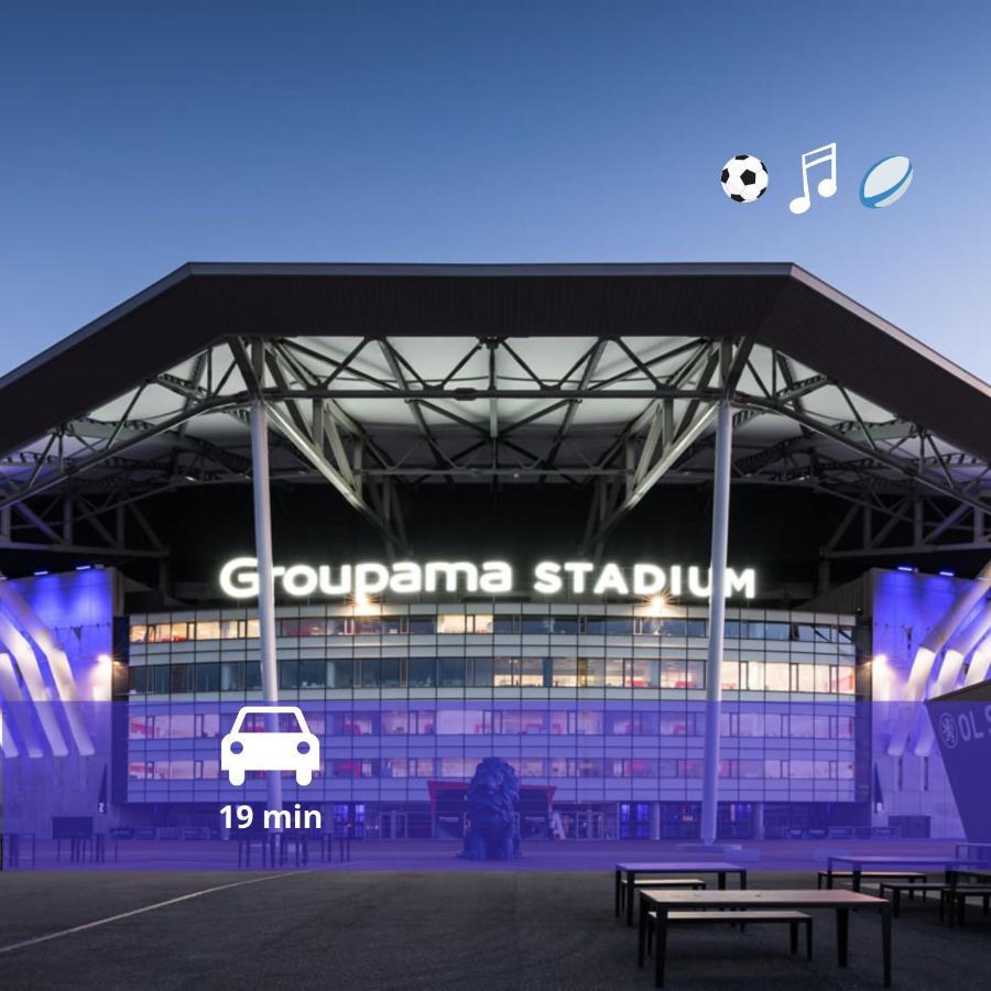 Apartament Le Petit Cocon - Parking Prive - Lyon Sud Vénissieux Zewnętrze zdjęcie